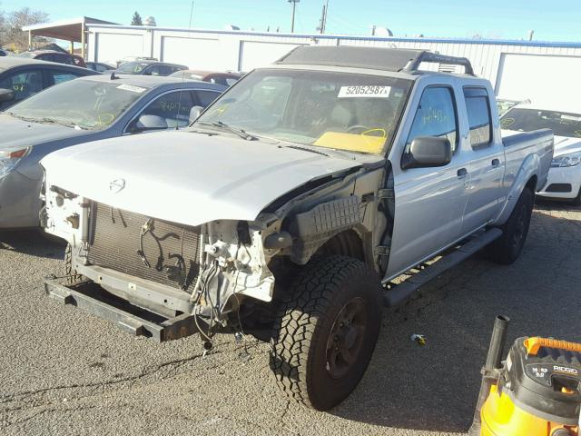 1N6ED29YX3C456845 - 2003 NISSAN FRONTIER C SILVER photo 2