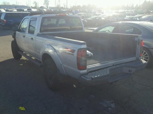 1N6ED29YX3C456845 - 2003 NISSAN FRONTIER C SILVER photo 3