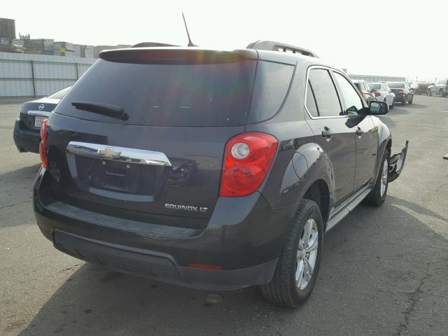 1GNALBEK1EZ128257 - 2014 CHEVROLET EQUINOX LT CHARCOAL photo 4