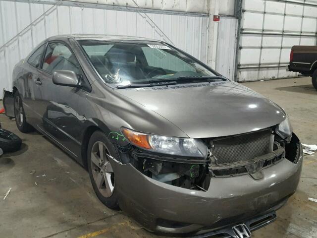 2HGFG12968H569287 - 2008 HONDA CIVIC EXL GRAY photo 1