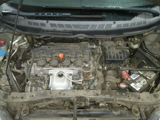 2HGFG12968H569287 - 2008 HONDA CIVIC EXL GRAY photo 7