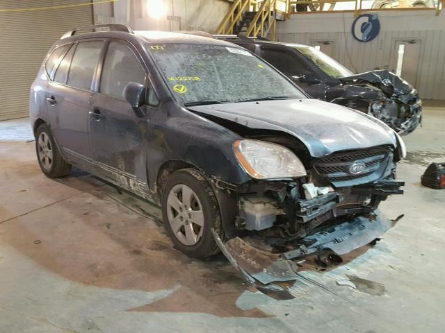 KNAFG528297223518 - 2009 KIA RONDO BLUE photo 1