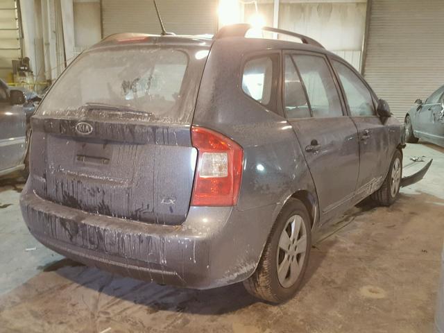 KNAFG528297223518 - 2009 KIA RONDO BLUE photo 4