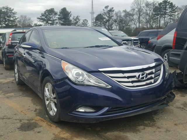 5NPEC4AC2BH141915 - 2011 HYUNDAI SONATA SE BLUE photo 1