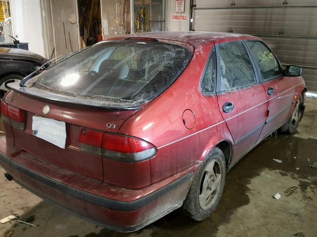 YS3DD58N6X2008050 - 1999 SAAB 9-3 S BURGUNDY photo 4