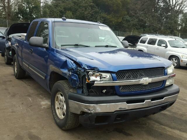 1GCEK19T13E120450 - 2003 CHEVROLET SILVERADO BLUE photo 1