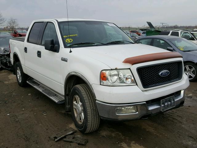 1FTPW14544KC48500 - 2004 FORD F150 SUPER WHITE photo 1