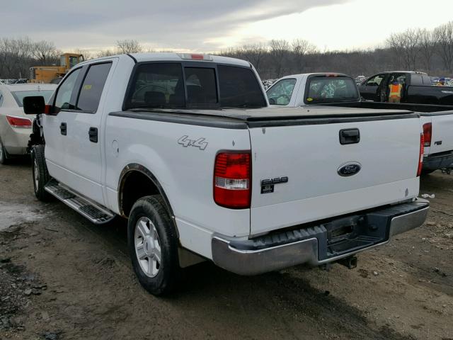 1FTPW14544KC48500 - 2004 FORD F150 SUPER WHITE photo 3