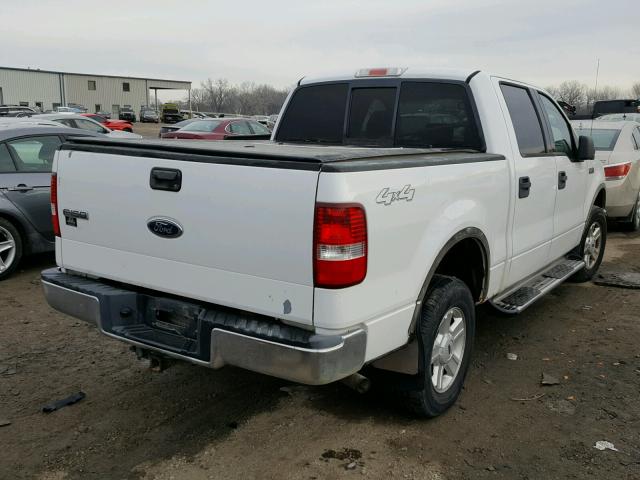 1FTPW14544KC48500 - 2004 FORD F150 SUPER WHITE photo 4