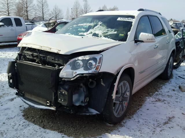 1GKKVTED3BJ402488 - 2011 GMC ACADIA DEN WHITE photo 2