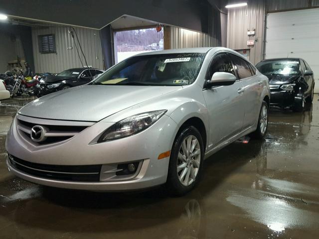 1YVHZ8DH4C5M42692 - 2012 MAZDA 6 I SILVER photo 2