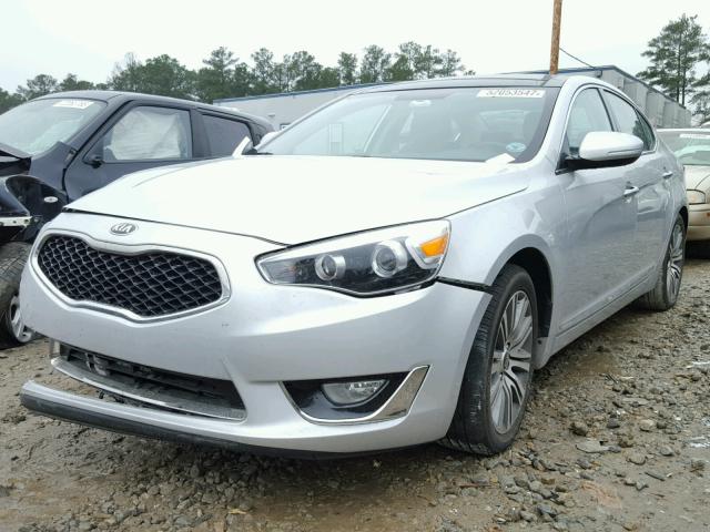 KNALN4D75G5216448 - 2016 KIA CADENZA LU SILVER photo 2