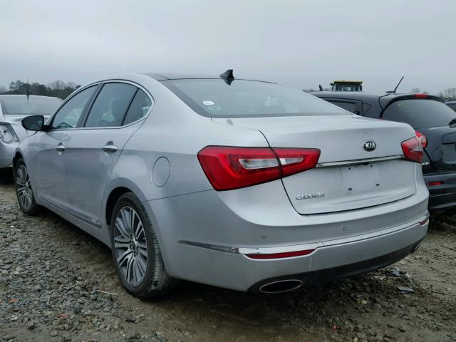 KNALN4D75G5216448 - 2016 KIA CADENZA LU SILVER photo 3