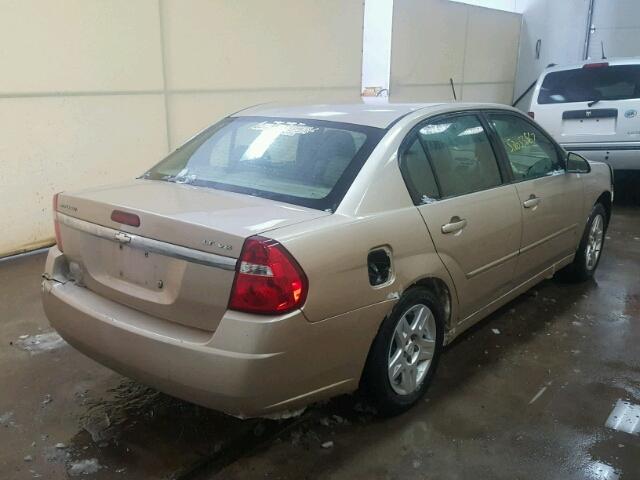 1G1ZT51896F103237 - 2006 CHEVROLET MALIBU LT TAN photo 4