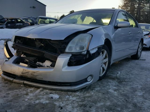 1N4BA41E94C878382 - 2004 NISSAN MAXIMA SE SILVER photo 2