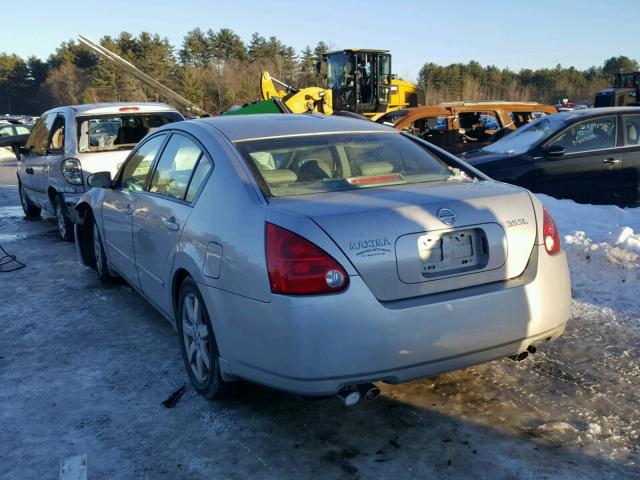 1N4BA41E94C878382 - 2004 NISSAN MAXIMA SE SILVER photo 3