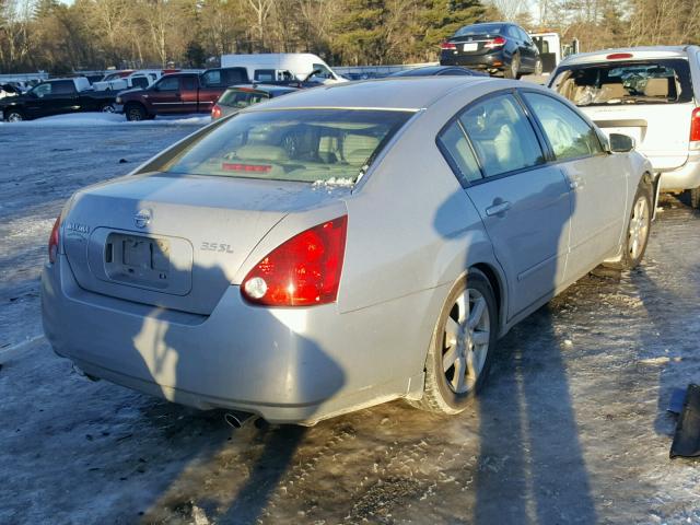 1N4BA41E94C878382 - 2004 NISSAN MAXIMA SE SILVER photo 4