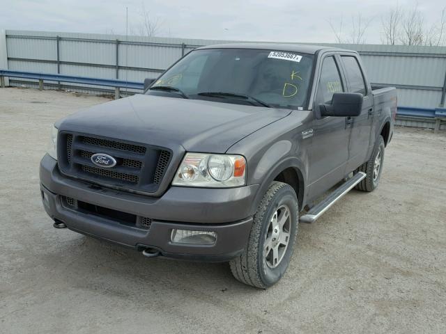 1FTPW14504FA12872 - 2004 FORD F150 SUPER CHARCOAL photo 2