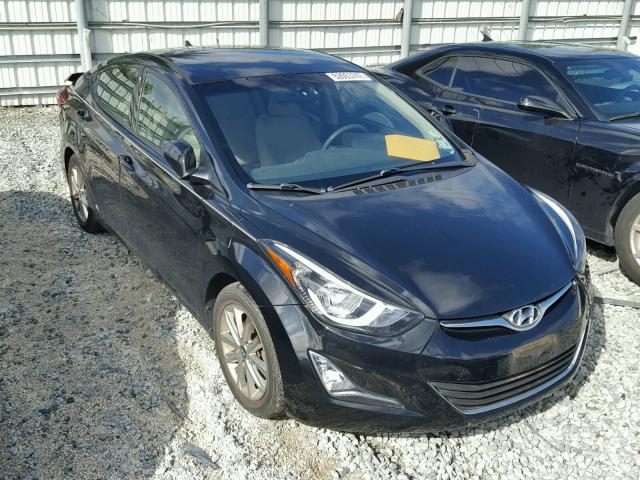 5NPDH4AE0EH477758 - 2014 HYUNDAI ELANTRA SE BLACK photo 1