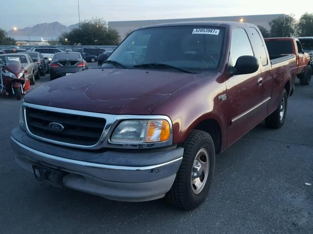 1FTRX17263NA43670 - 2003 FORD F150 RED photo 2