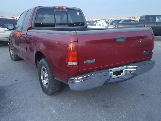 1FTRX17263NA43670 - 2003 FORD F150 RED photo 3