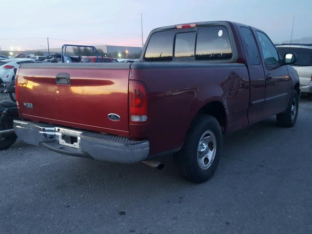 1FTRX17263NA43670 - 2003 FORD F150 RED photo 4