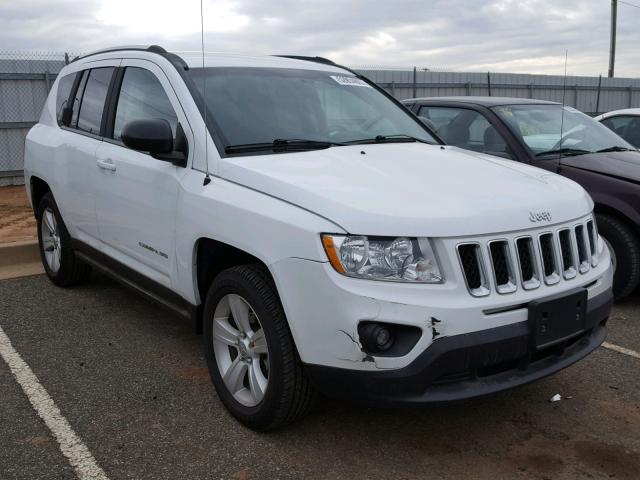 1J4NF1FB9BD249292 - 2011 JEEP COMPASS WHITE photo 1