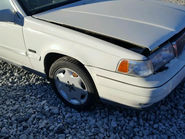 YV1KS9605T1081407 - 1996 VOLVO 960 WHITE photo 9