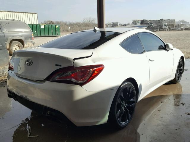 KMHHT6KDXEU116797 - 2014 HYUNDAI GENESIS CO WHITE photo 4