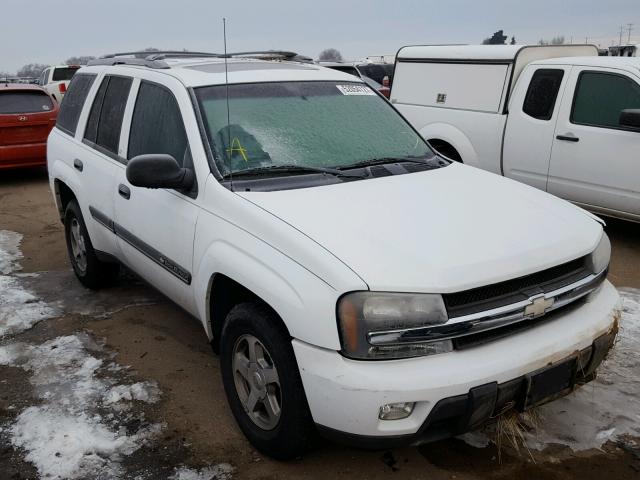 1GNDT13S322206990 - 2002 CHEVROLET TRAILBLAZE WHITE photo 1