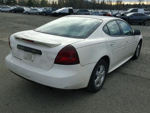 2G2WP552671164451 - 2007 PONTIAC GRAND PRIX WHITE photo 4