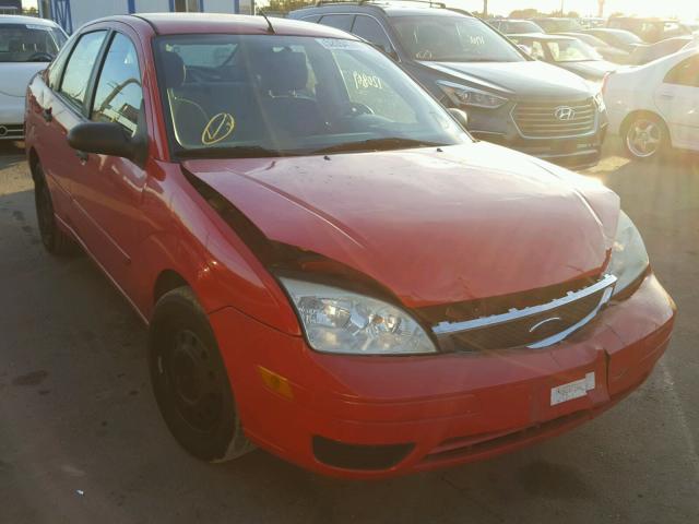 1FAFP34N07W338704 - 2007 FORD FOCUS ZX4 RED photo 1