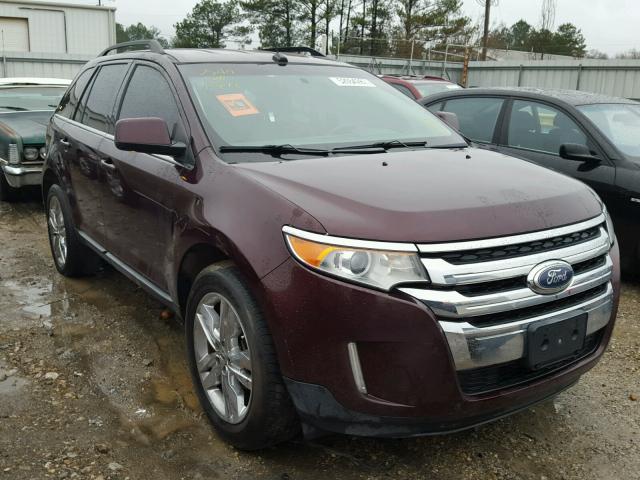 2FMDK3KC5BBA59157 - 2011 FORD EDGE LIMIT MAROON photo 3