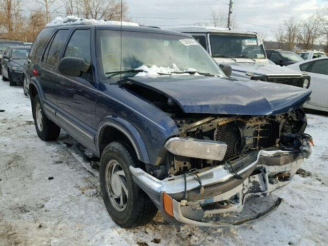 1GNDT13WXX2203448 - 1999 CHEVROLET BLAZER BLUE photo 1