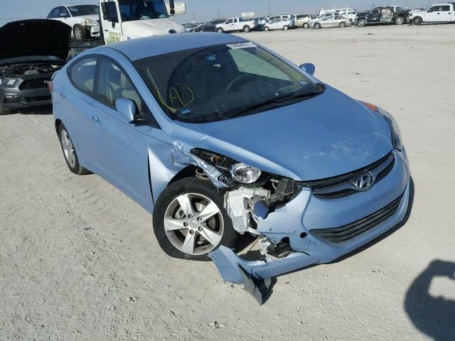 KMHDH4AE8BU116601 - 2011 HYUNDAI ELANTRA GL TURQUOISE photo 1