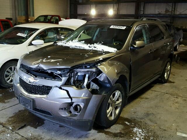 2CNALDEC0B6407957 - 2011 CHEVROLET EQUINOX LT GRAY photo 2