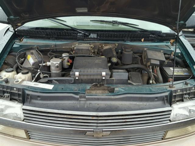 1GNDM19W6YB134585 - 2000 CHEVROLET ASTRO GREEN photo 7