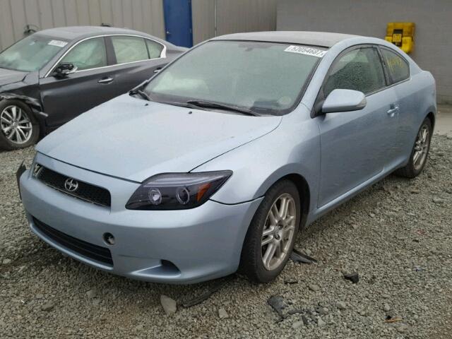 JTKDE167970218552 - 2007 TOYOTA SCION TC BLUE photo 2