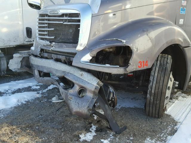 1FVXA700XCLBP3863 - 2012 FREIGHTLINER CONVENTION GRAY photo 9