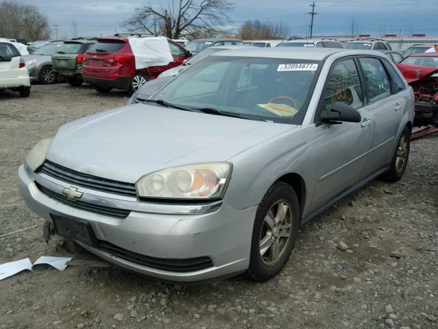 1G1ZT62805F280228 - 2005 CHEVROLET MALIBU MAX SILVER photo 2