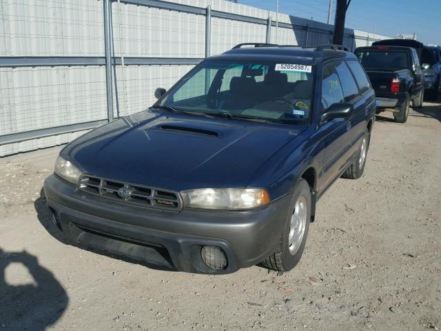 4S3BG6850V7650792 - 1997 SUBARU LEGACY OUT BLUE photo 2