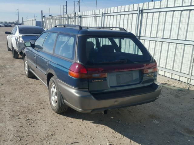 4S3BG6850V7650792 - 1997 SUBARU LEGACY OUT BLUE photo 3