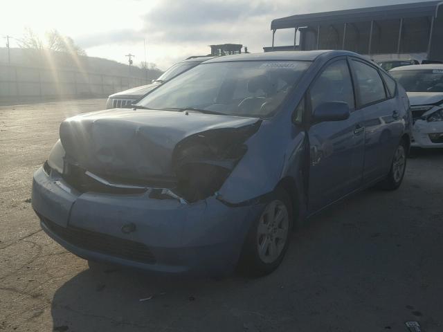 JTDKB22U767504690 - 2006 TOYOTA PRIUS BLUE photo 2