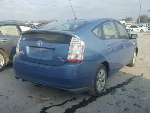 JTDKB22U767504690 - 2006 TOYOTA PRIUS BLUE photo 4