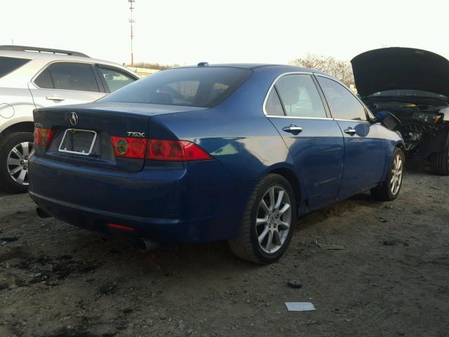 JH4CL96836C020609 - 2006 ACURA TSX BLUE photo 4