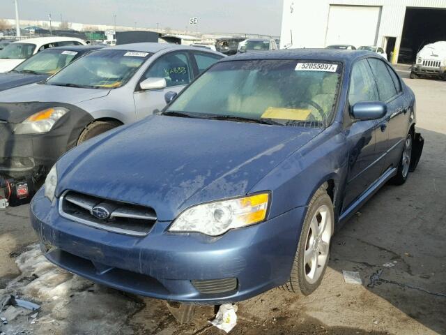 4S3BL616477207952 - 2007 SUBARU LEGACY 2.5 BLUE photo 2