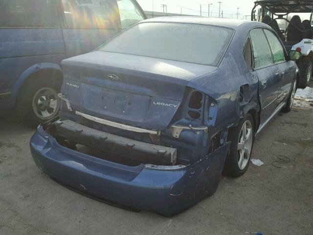 4S3BL616477207952 - 2007 SUBARU LEGACY 2.5 BLUE photo 4