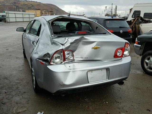 1G1ZE5E79BF276407 - 2011 CHEVROLET MALIBU LTZ 银色 照片 3