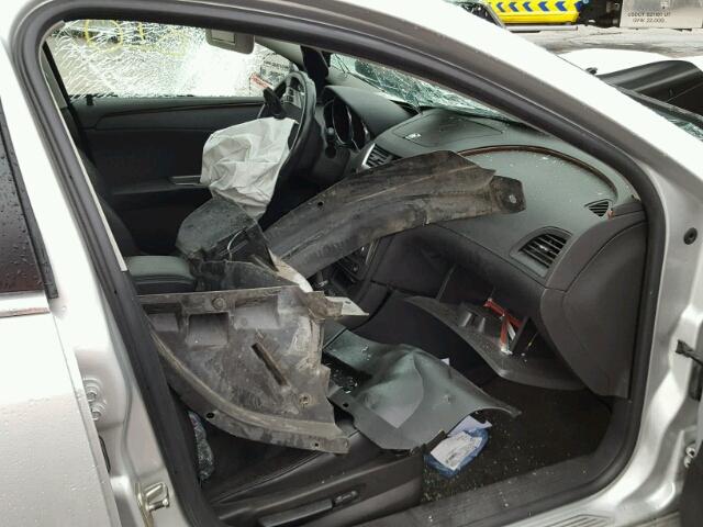 1G1ZE5E79BF276407 - 2011 CHEVROLET MALIBU LTZ 银色 照片 5