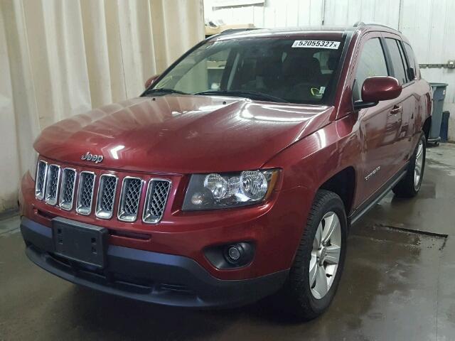 1C4NJDEB8GD663453 - 2016 JEEP COMPASS LA RED photo 2